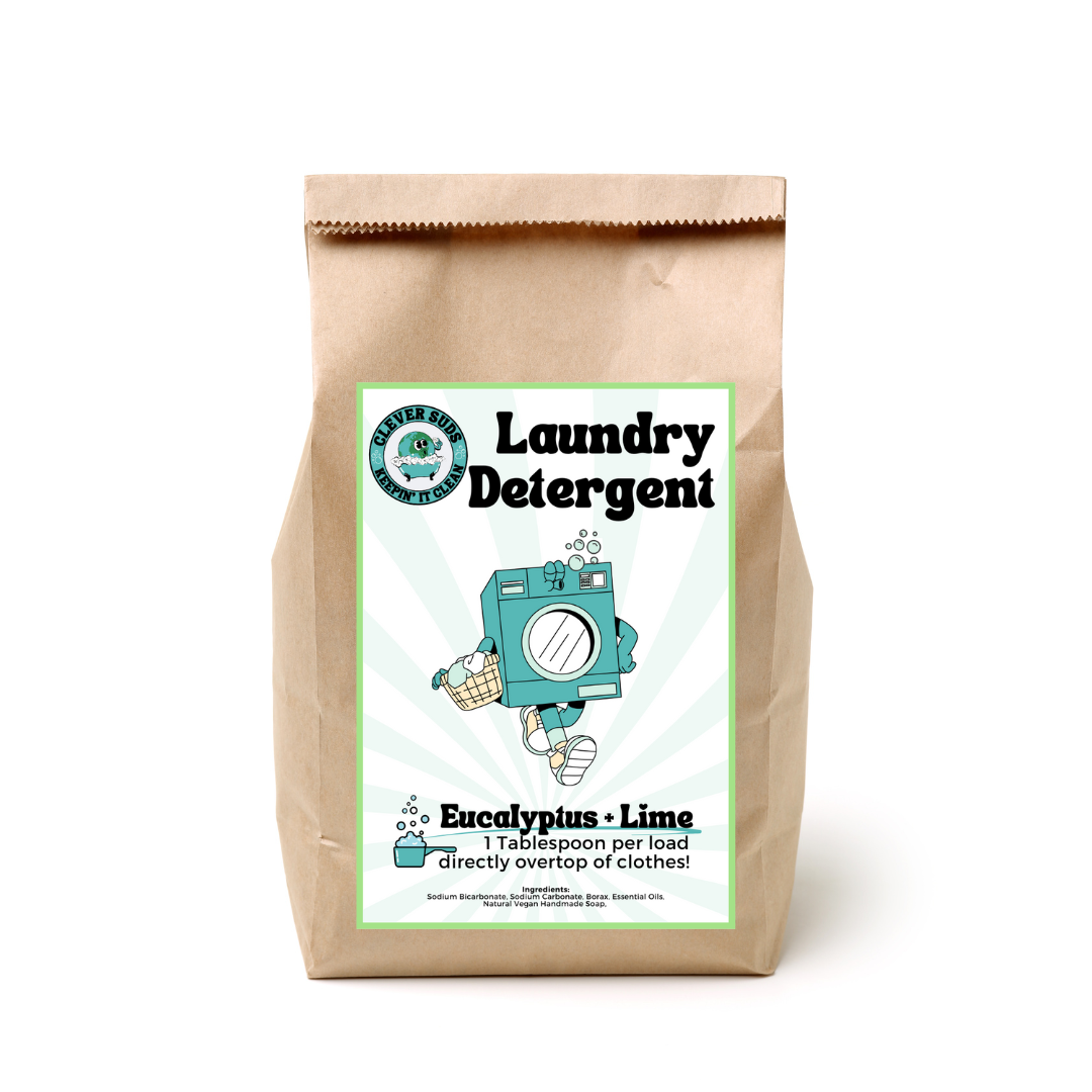 Clever Suds Laundry Detergent (1.5 lb | 30 Loads) - Eucalyptus + Lime
