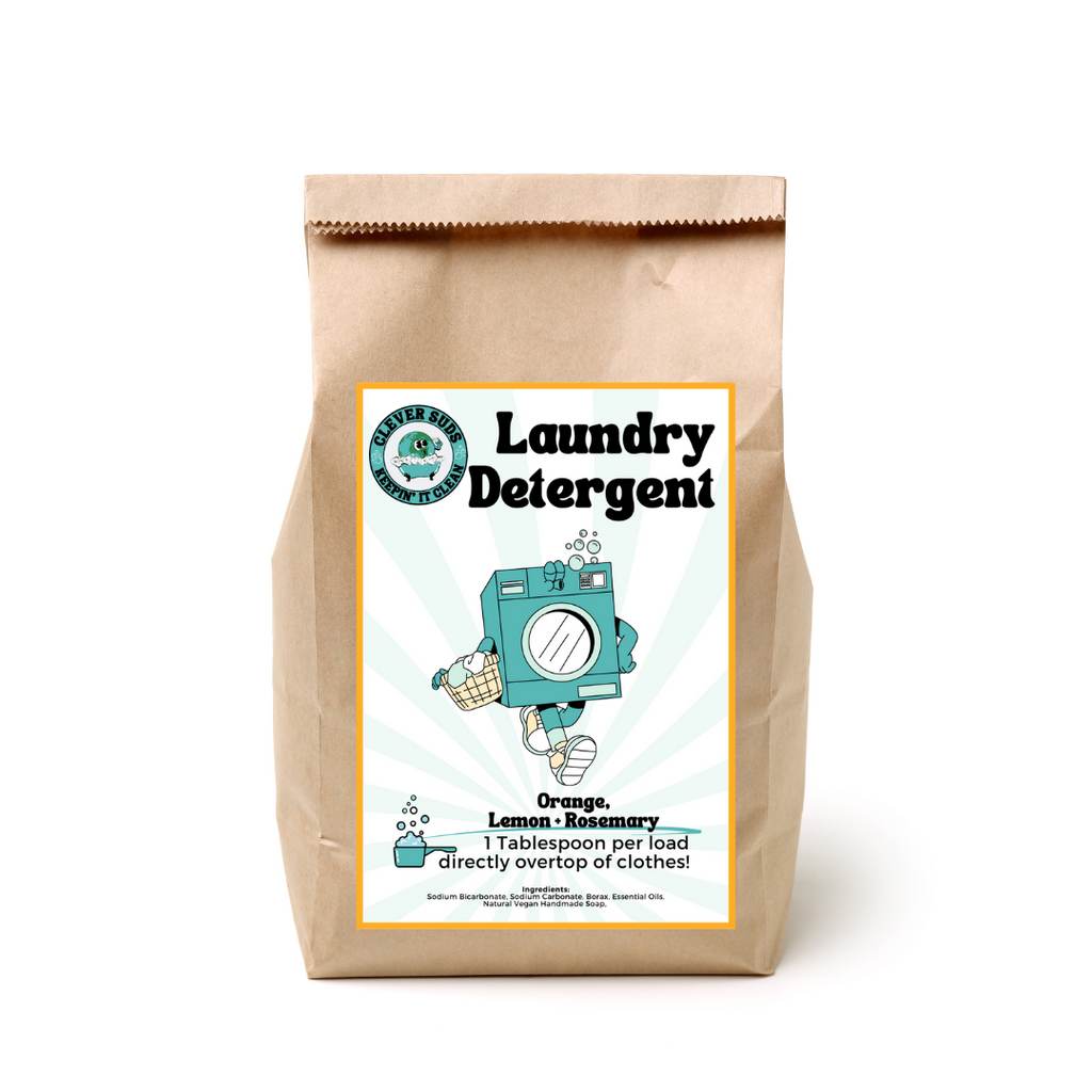 Clever Suds Laundry Detergent (1.5 lb | 30 Loads) - Rosemary, Lemon, + Orange